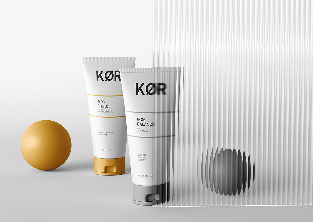Deux tubes de crèmes de la marque KOR